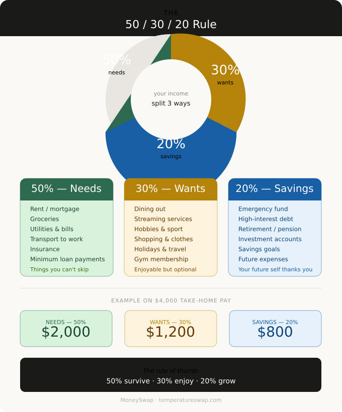 Read more about the article The 50/30/20 Rule Made Simple: A Real-World Way to Budget Without Overthinking It